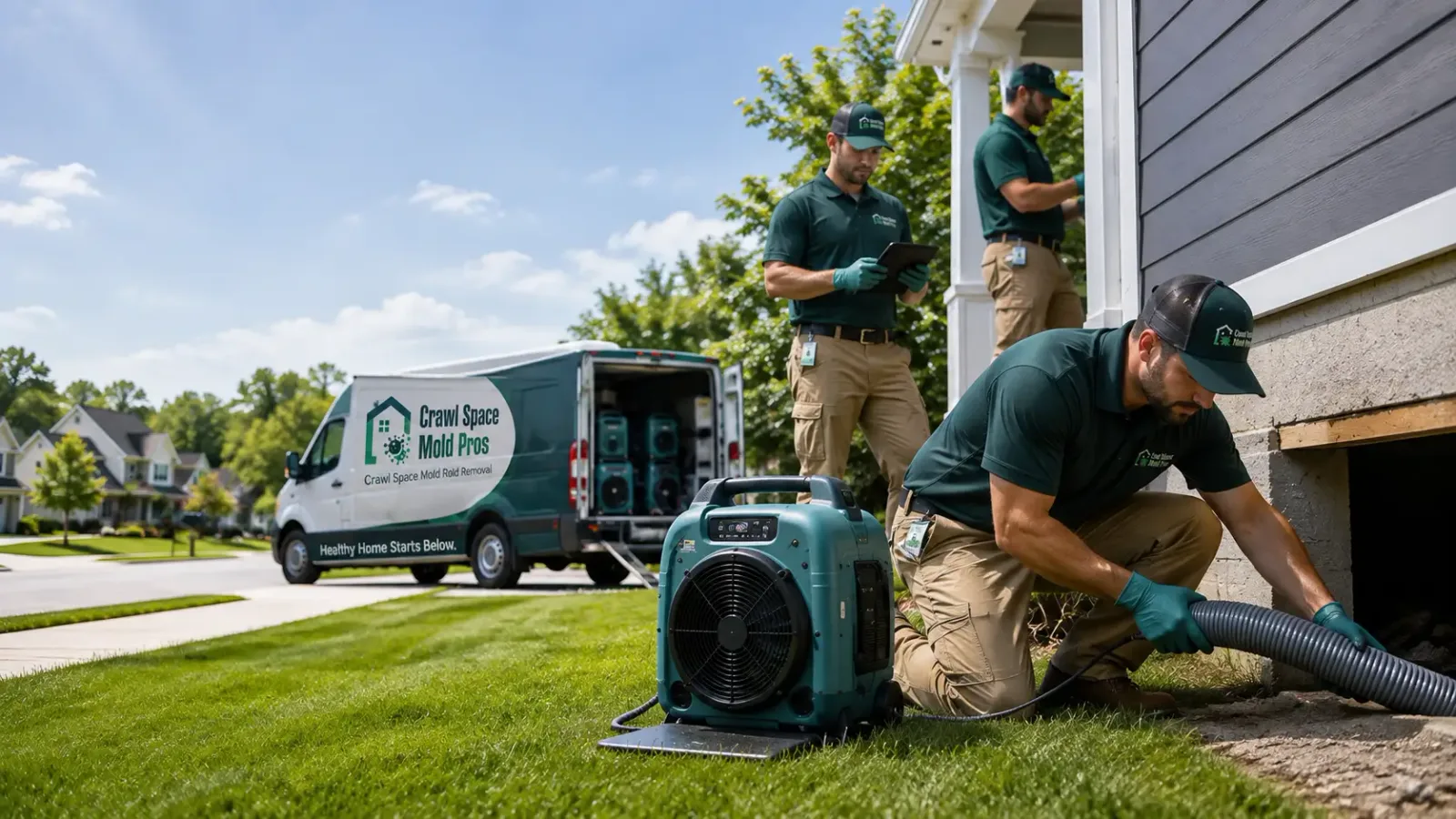 Crawl Space Mold Removal in Sugar Run, PA